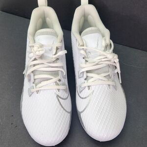 Nike Vapor Edge Speed 360 2 White Silver Football Cleats DA5455-102 Size 8.5